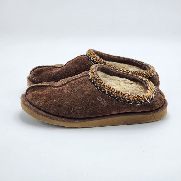 UGG Women's Tasman Brown Suede Slide Slippers Size 8 - Picture 4 of 8